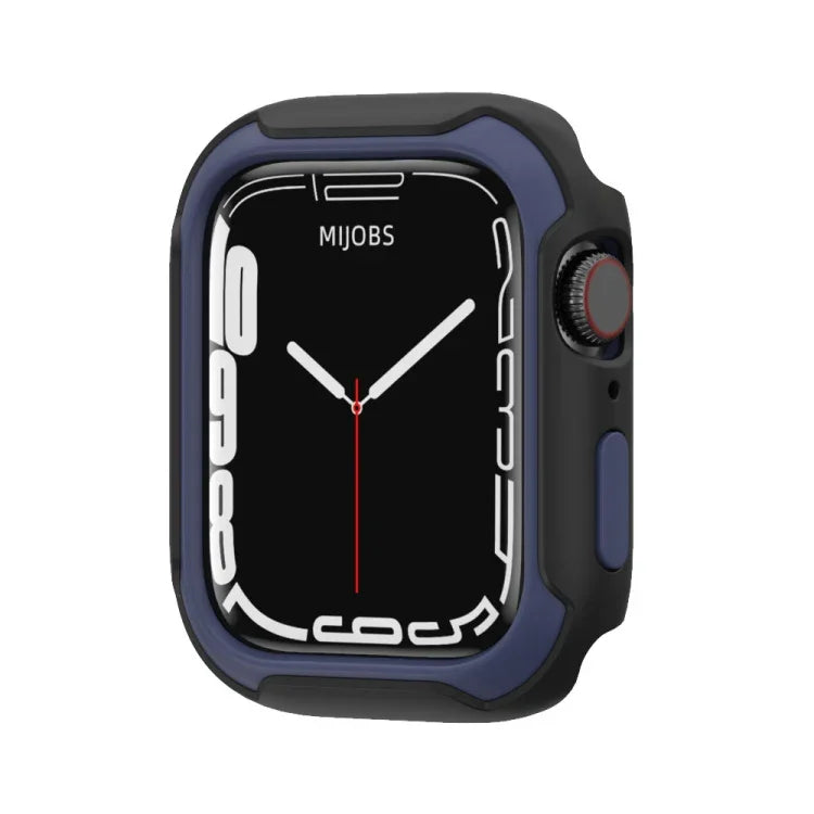 Vỏ đồng hồ hai màu tháo rời cho Apple Watch Series, 7 41mm / 6&SE&5&4 40mm, 7 45mm / 6&SE&5&4 44mm