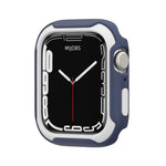 Vỏ đồng hồ hai màu tháo rời cho Apple Watch Series, 7 41mm / 6&SE&5&4 40mm, 7 45mm / 6&SE&5&4 44mm