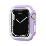 Vỏ đồng hồ hai màu tháo rời cho Apple Watch Series, 7 41mm / 6&SE&5&4 40mm, 7 45mm / 6&SE&5&4 44mm