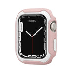 Vỏ đồng hồ hai màu tháo rời cho Apple Watch Series, 7 41mm / 6&SE&5&4 40mm, 7 45mm / 6&SE&5&4 44mm