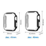 Vỏ đồng hồ hai màu tháo rời cho Apple Watch Series, 7 41mm / 6&SE&5&4 40mm, 7 45mm / 6&SE&5&4 44mm