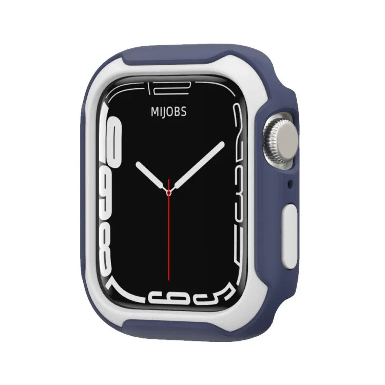 Vỏ đồng hồ hai màu tháo rời cho Apple Watch Series, 7 41mm / 6&SE&5&4 40mm, 7 45mm / 6&SE&5&4 44mm