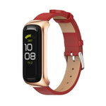 Dây đồng hồ da microfiber vỏ kim loại MIJOBS, Dành cho Samsung Galaxy Fit 2