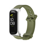 Dây đồng hồ silicone vỏ kim loại MIJOBS, Dành cho Samsung Galaxy Fit 2