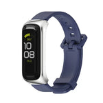 Dây đồng hồ silicone vỏ kim loại MIJOBS, Dành cho Samsung Galaxy Fit 2