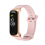 Dây đồng hồ silicone vỏ kim loại MIJOBS, Dành cho Samsung Galaxy Fit 2