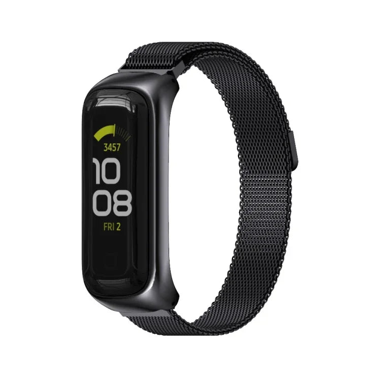Dây đồng hồ thép không gỉ nam châm Milan MIJOBS, Dành cho Samsung Galaxy Fit 2