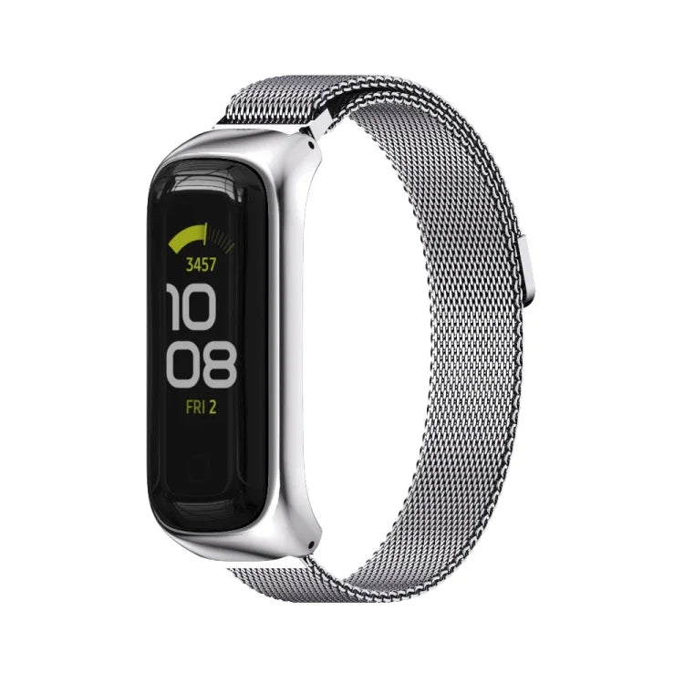 Dây đồng hồ thép không gỉ nam châm Milan MIJOBS, Dành cho Samsung Galaxy Fit 2