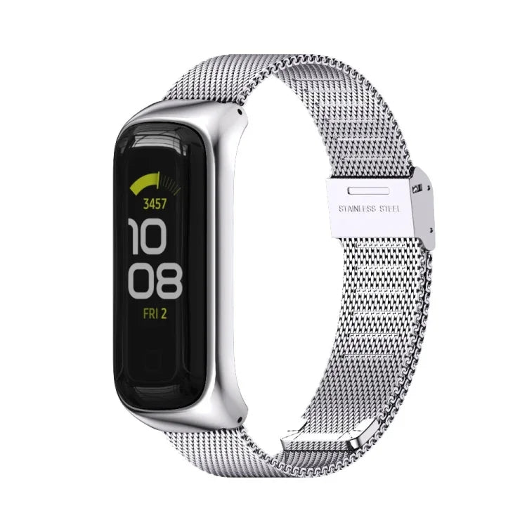 Dây đồng hồ thép không gỉ khóa Milan MIJOBS, Dành cho Samsung Galaxy Fit 2