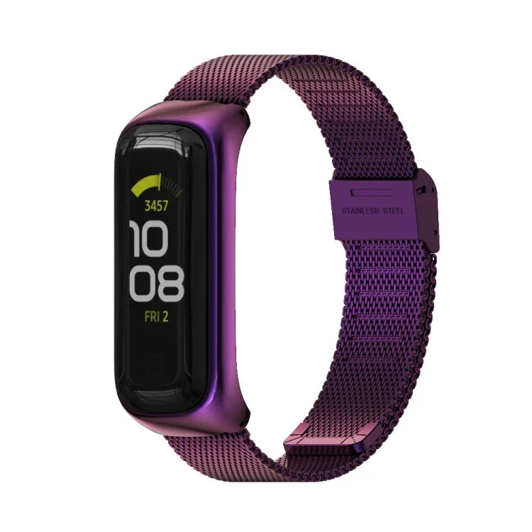 Dây đồng hồ thép không gỉ khóa Milan MIJOBS, Dành cho Samsung Galaxy Fit 2