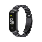 Dây đồng hồ thép không gỉ ba hạt MIJOBS, Dành cho Samsung Galaxy Fit 2