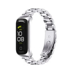 Dây đồng hồ thép không gỉ ba hạt MIJOBS, Dành cho Samsung Galaxy Fit 2