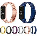 Dây đồng hồ thép không gỉ ba hạt MIJOBS, Dành cho Samsung Galaxy Fit 2