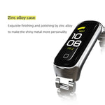 Dây đồng hồ thép không gỉ ba hạt MIJOBS, Dành cho Samsung Galaxy Fit 2