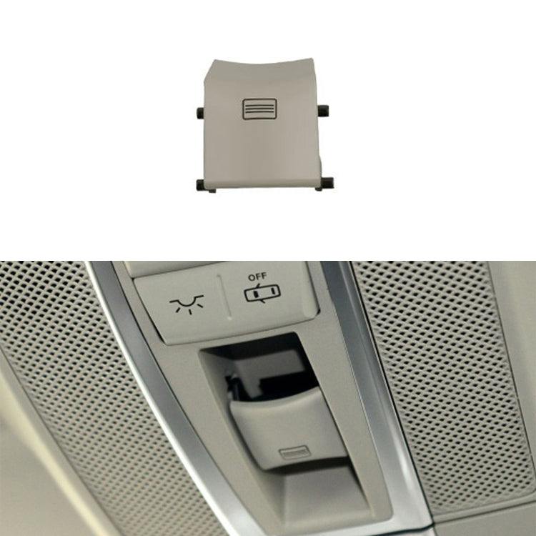 Car Dome Light Button Sunroof Window Switch Button for Mercedes-Benz W166 / W292 2012-, Left Driving, Flat, Convex