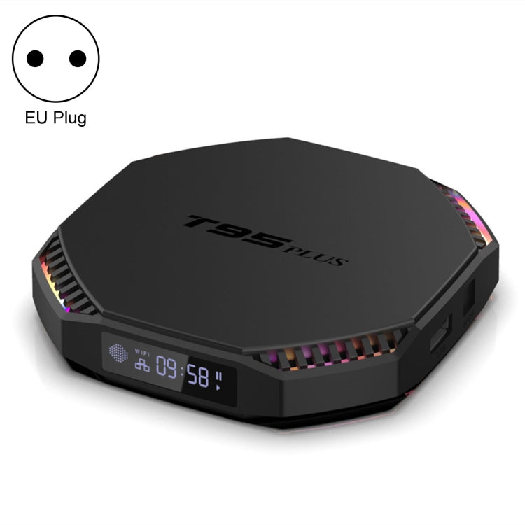 T95 Plus RK3566 Dual Wifi Bluetooth Smart TV Set Top Box,, 4GB+32GB, 8GB+64GB, 8GB+128GB