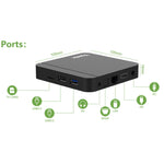 Hộp TV thông minh Tanix W2 Amlogic S905 lõi tứ, 2G+16G, 2G+16G với Wifi kép/BT, 4G+32G với Wifi kép/BT, 4G+64G với Wifi kép/BT