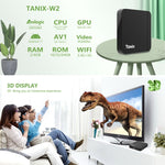 Hộp TV thông minh Tanix W2 Amlogic S905 lõi tứ, 2G+16G, 2G+16G với Wifi kép/BT, 4G+32G với Wifi kép/BT, 4G+64G với Wifi kép/BT