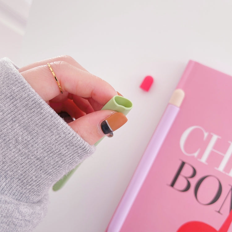 Ốp bảo vệ silicone màu tương phản, cho Apple Pencil 2