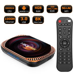 Hộp TV MECOOL HK1RBOX X4 4K, Android 11 CPU Amlogic S905X4 với điều khiển từ xa, 4GB+32GB, 4GB+64GB, 4GB+128GB
