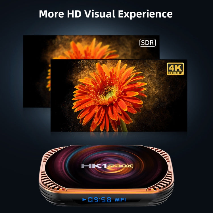Hộp TV MECOOL HK1RBOX X4 4K, Android 11 CPU Amlogic S905X4 với điều khiển từ xa, 4GB+32GB, 4GB+64GB, 4GB+128GB