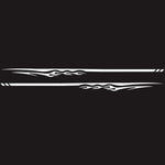 2 PCS/Set D-280 Flame Streak Pattern Car Modified Decorative Sticker, D-280