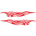 2 PCS/Set D-476 Fire Element Pattern Car Modified Decorative Sticker, D-476