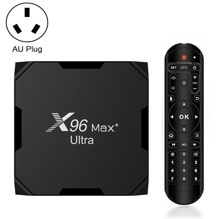 Hộp TV thông minh H96 Max+ Ultra 4GB+32GB Amlogic S905X4 8K Android 11.0, 4GB+32GB, phích cắm UK, 4GB+32GB, phích cắm US, 4GB+32GB, phích cắm EU, 4GB+32GB, phích cắm AU