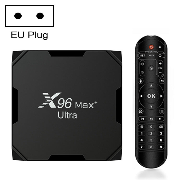 Hộp TV thông minh H96 Max+ Ultra 4GB+32GB Amlogic S905X4 8K Android 11.0, 4GB+32GB, phích cắm UK, 4GB+32GB, phích cắm US, 4GB+32GB, phích cắm EU, 4GB+32GB, phích cắm AU