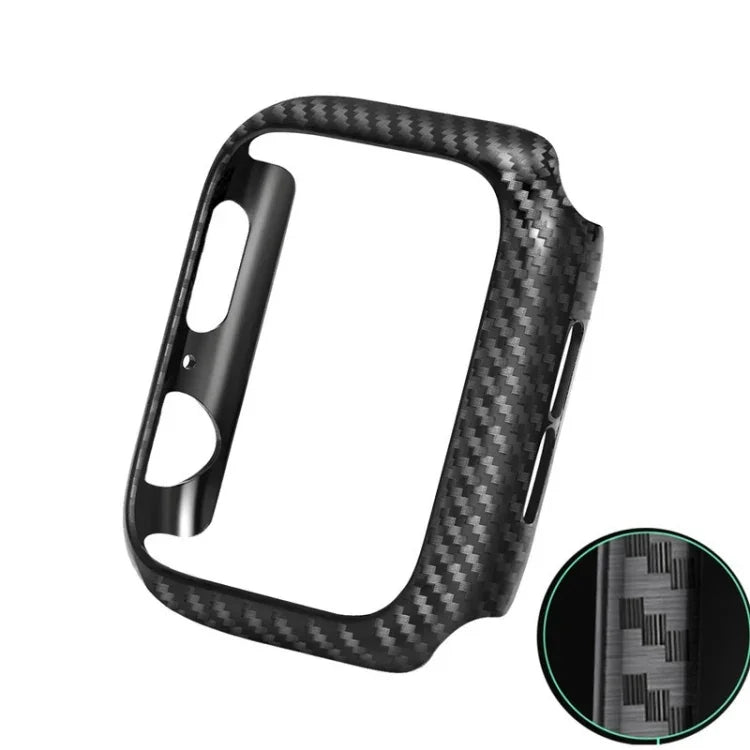 Vỏ đồng hồ khung sợi carbon PC, cho Apple Watch Series 9 / 8 / 7 41mm, cho Apple Watch Series 9 / 8 / 7 45mm