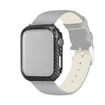 Vỏ đồng hồ khung sợi carbon PC, cho Apple Watch Series 9 / 8 / 7 41mm, cho Apple Watch Series 9 / 8 / 7 45mm