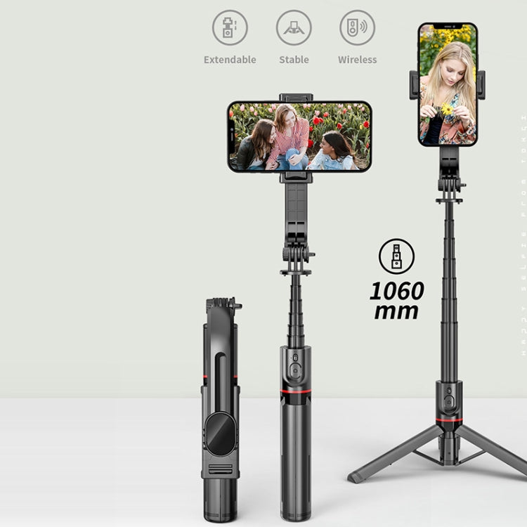 Giá đỡ điện thoại kiêm chân máy gậy tự sướng Bluetooth điều khiển từ xa L12, L12