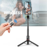 Giá đỡ điện thoại kiêm chân máy gậy tự sướng Bluetooth điều khiển từ xa L12, L12