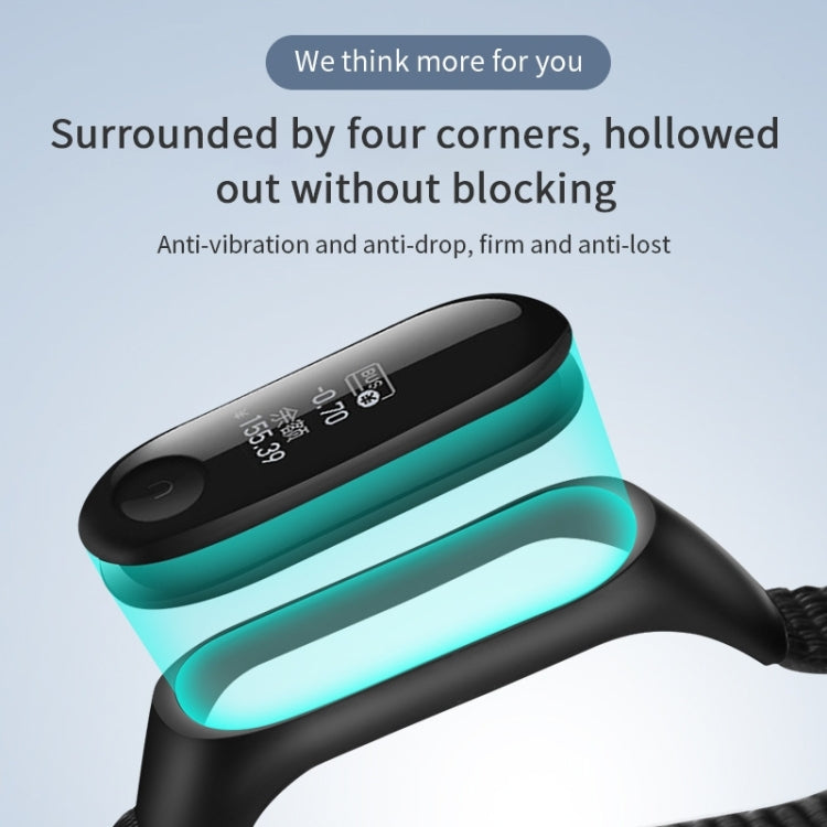 Nylon Weave Watch Band, For Xiaomi Mi Band 7