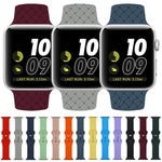 Dây đồng hồ họa tiết dệt cho Apple Watch Series, 7 45mm / 6&SE&5&4 44mm / 3&2&1 42mm, 7 41mm / 6&SE&5&4 40mm / 3&2&1 38mm