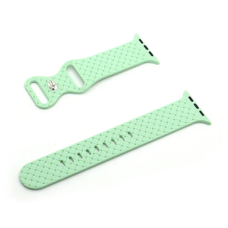 Dây đồng hồ họa tiết dệt cho Apple Watch Series, 7 45mm / 6&SE&5&4 44mm / 3&2&1 42mm, 7 41mm / 6&SE&5&4 40mm / 3&2&1 38mm