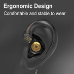 Tai nghe thể thao in-ear HiFi động KZ-EDX PRO, có micro, không có micro