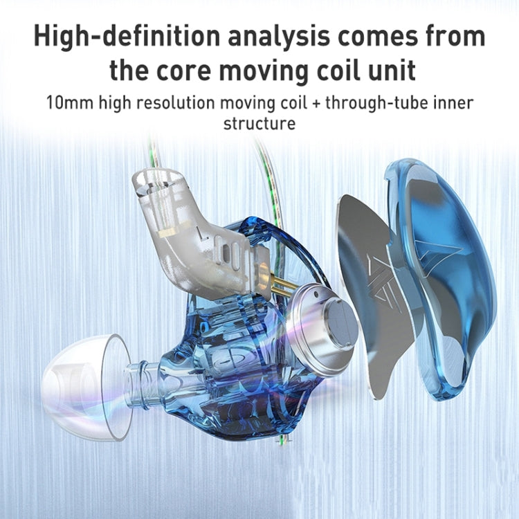 Tai nghe in-ear HIFI có dây subwoofer giá trị cao KZ-EDC, có micro, không có micro