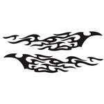 2 PCS/Set D-969 Flame Pattern Car Modified Decorative Sticker, D-969
