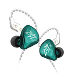 Tai nghe in-ear chống ồn driver hybrid vòng sắt KZ-ZST X, có micro, không có micro