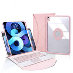 Bao da bàn phím Bluetooth có khe cắm bút và bàn di chuột Z11B-A, dành cho iPad Pro 11 2021/2020/2018, dành cho iPad Air 11 2025 / 2024 / Air 5 / Air 4, dành cho iPad 10.2 2021/2020/2019