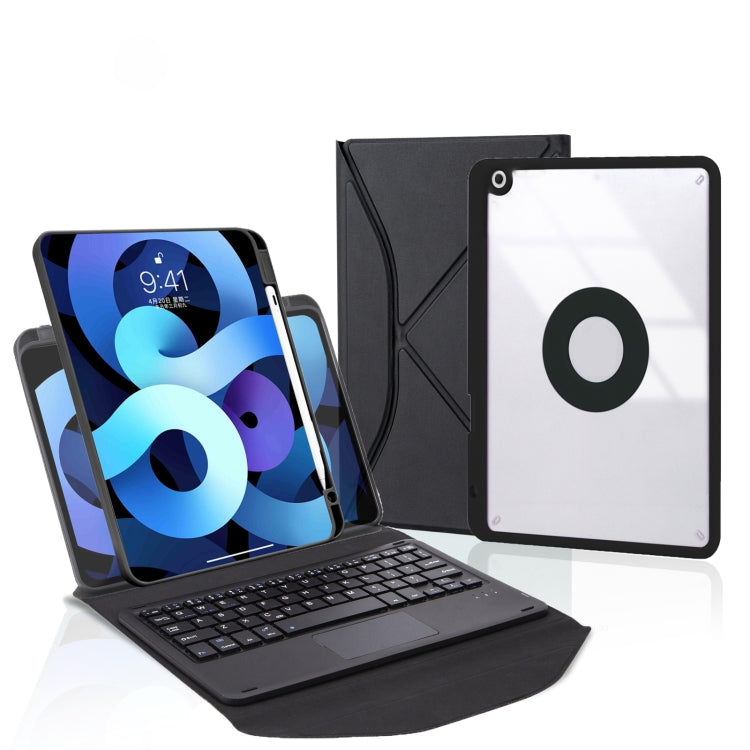 Bao da bàn phím Bluetooth có khe cắm bút và bàn di chuột Z11B-A, dành cho iPad Pro 11 2021/2020/2018, dành cho iPad Air 11 2025 / 2024 / Air 5 / Air 4, dành cho iPad 10.2 2021/2020/2019