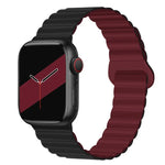 Dây đồng hồ silicone khóa ngược từ tính cho Apple Watch Series, 7 45mm / 6&SE&5&4 44mm / 3&2&1 42mm, 7 41mm / 6&SE&5&4 40mm / 3&2&1 38mm