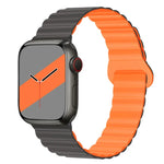 Dây đồng hồ silicone khóa ngược từ tính cho Apple Watch Series, 7 45mm / 6&SE&5&4 44mm / 3&2&1 42mm, 7 41mm / 6&SE&5&4 40mm / 3&2&1 38mm