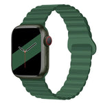 Dây đồng hồ silicone khóa ngược từ tính cho Apple Watch Series, 7 45mm / 6&SE&5&4 44mm / 3&2&1 42mm, 7 41mm / 6&SE&5&4 40mm / 3&2&1 38mm