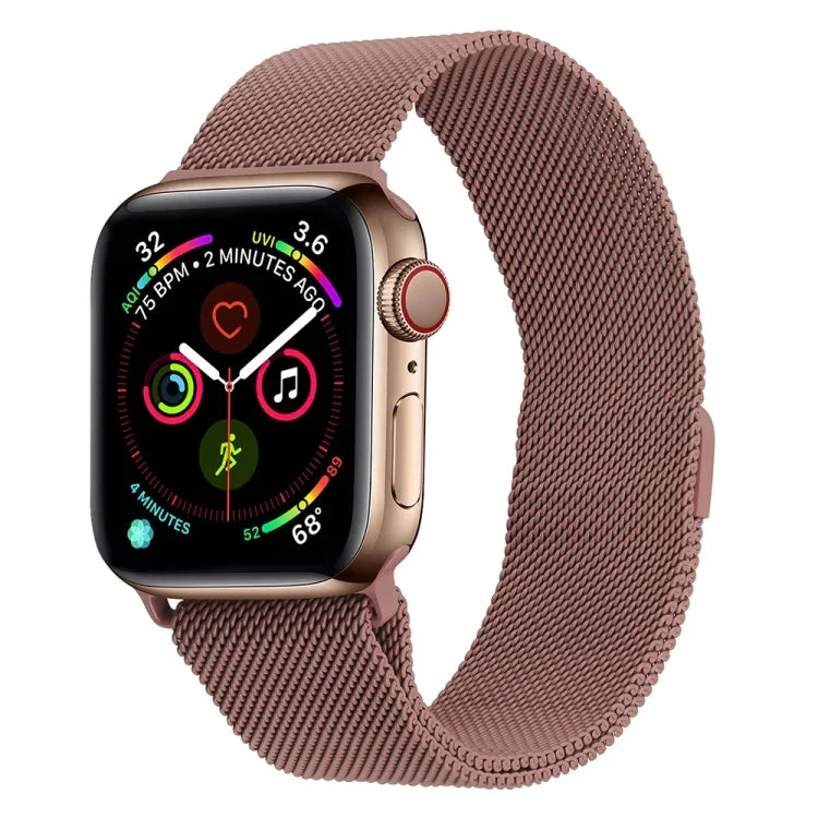 Dây đồng hồ thép không gỉ Milanese cho Apple Watch Series, 7 45mm / 6&SE&5&4 44mm / 3&2&1 42mm, 7 41mm / 6&SE&5&4 40mm / 3&2&1 38mm