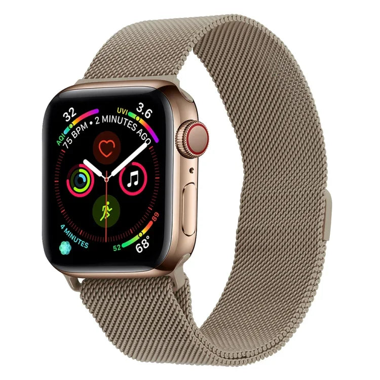Dây đồng hồ thép không gỉ Milanese cho Apple Watch Series, 7 45mm / 6&SE&5&4 44mm / 3&2&1 42mm, 7 41mm / 6&SE&5&4 40mm / 3&2&1 38mm