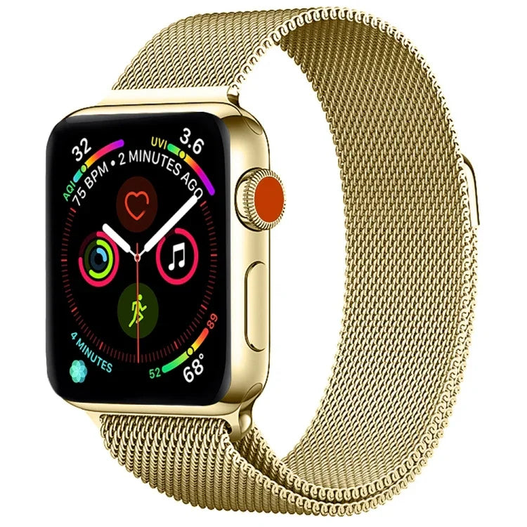 Dây đồng hồ thép không gỉ Milanese cho Apple Watch Series, 7 45mm / 6&SE&5&4 44mm / 3&2&1 42mm, 7 41mm / 6&SE&5&4 40mm / 3&2&1 38mm