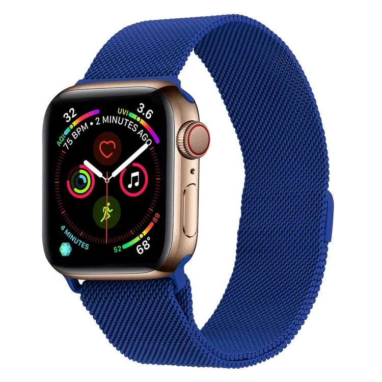 Dây đồng hồ thép không gỉ Milanese cho Apple Watch Series, 7 45mm / 6&SE&5&4 44mm / 3&2&1 42mm, 7 41mm / 6&SE&5&4 40mm / 3&2&1 38mm