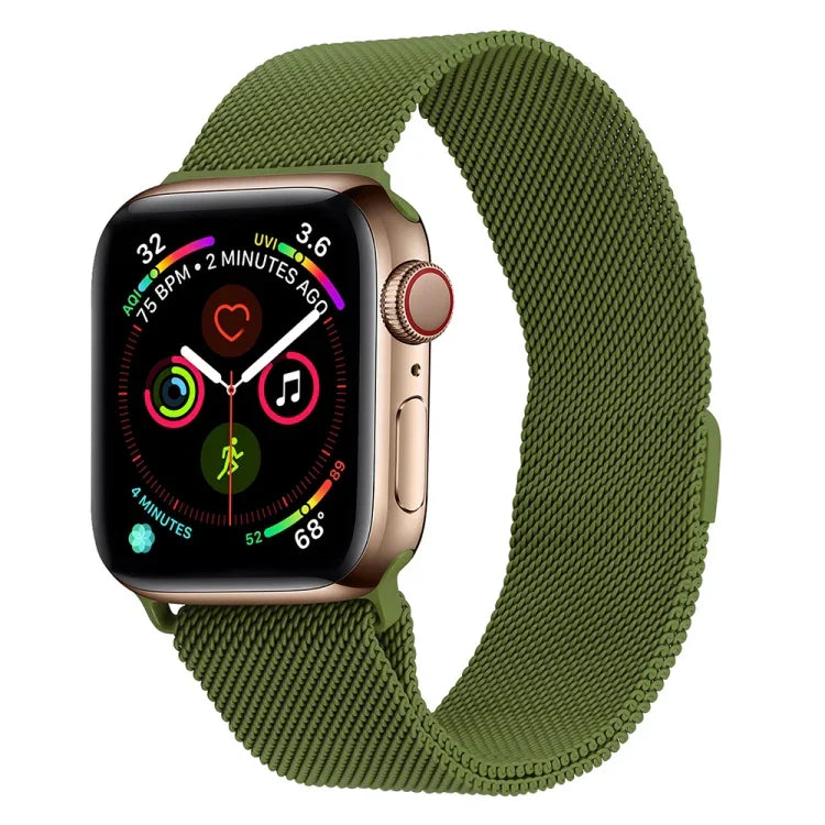 Dây đồng hồ thép không gỉ Milanese cho Apple Watch Series, 7 45mm / 6&SE&5&4 44mm / 3&2&1 42mm, 7 41mm / 6&SE&5&4 40mm / 3&2&1 38mm